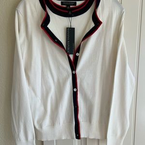 Banana Republic shell & cardigan, twin set. NWT